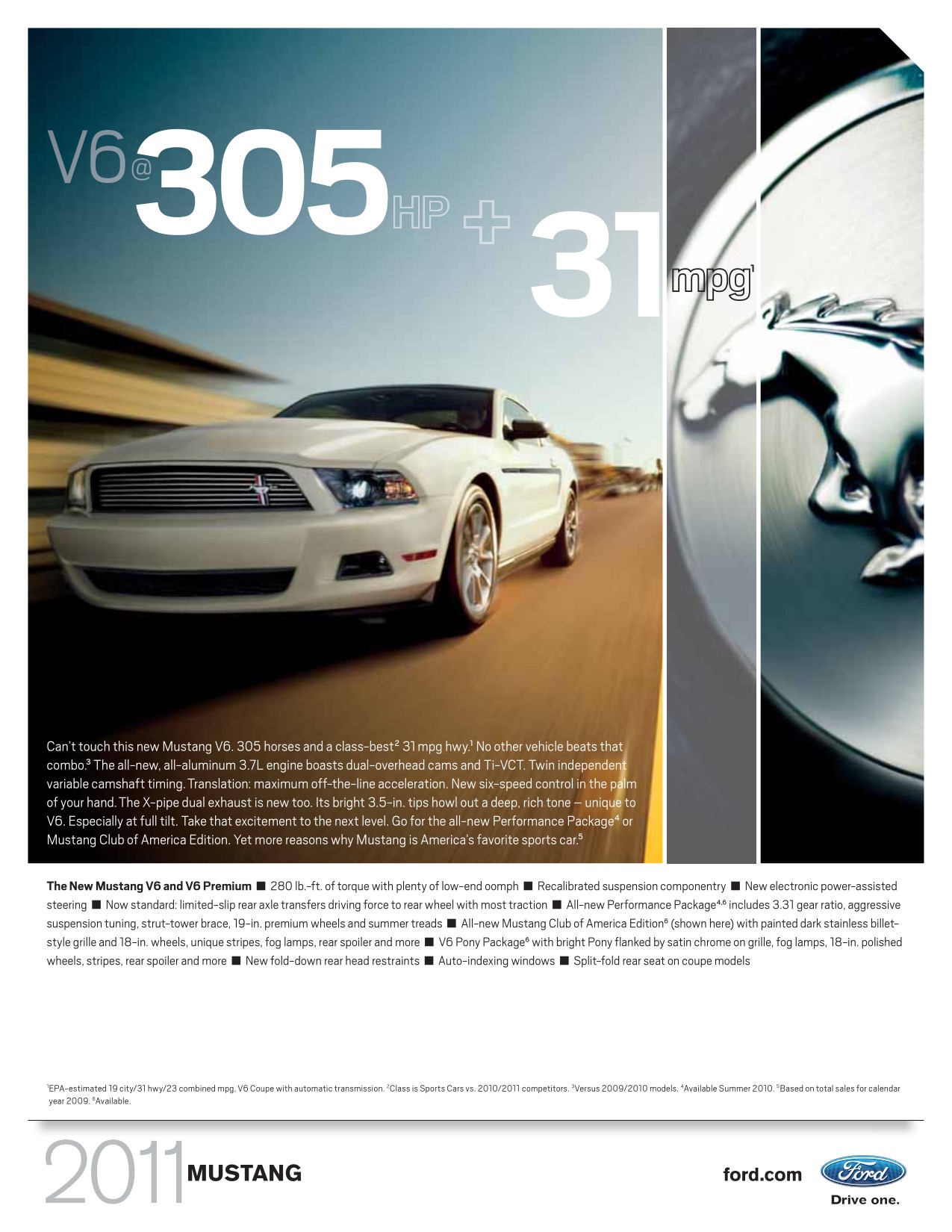 2011 Ford Mustang Brochure Page 6